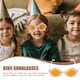 thumbnail image 2 of KAKOWELY Gafas de sol para niños con estampado de flores, divertidas, para cumpleaños, 2 of 5