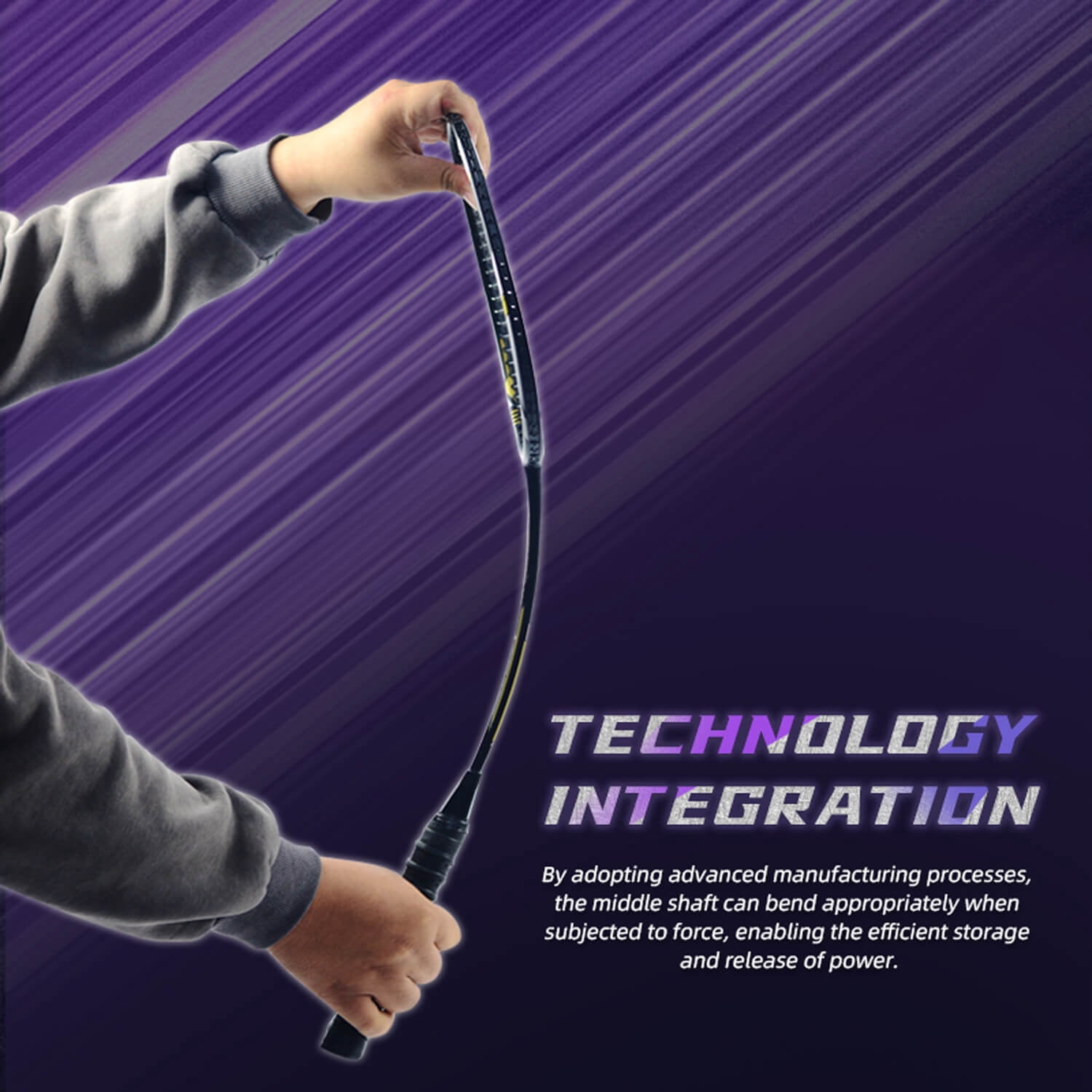 Composite Carbon Fiber Badminton Racket Enhanced Control & Speed, Solid Core Mid-od, Lightweight, 4U, G5, ≤28lbs, with Matching Bag, Great for Beginner Novice Training, Sports Gift Ideas