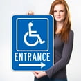 thumbnail image 2 of Right Arrow Handicap Entrance Sign,, 2 of 8