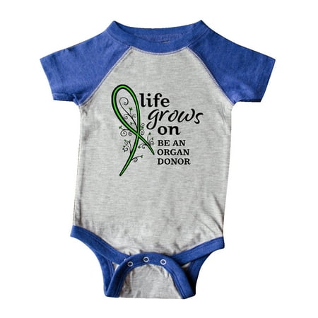 

Inktastic Life Grows On- be an Organ Donor Gift Baby Boy or Baby Girl Bodysuit