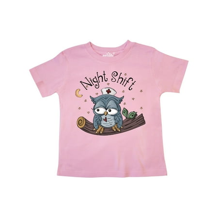

Inktastic Night Shift Nurse Owl Gift Toddler Boy Girl T-Shirt