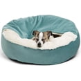 thumbnail image 1 of Cama para Gatos Cómoda Cama Redonda para Perros Cama Suave para Mascotas 48 * 20, Cian, 1 of 5