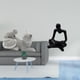 thumbnail image 2 of Figura de escritorio,Estatua de gato,linda estantería,escritorio,decoración del hogar,Figura decorativa creativa para la oficina y el hogar.,Figura de pensador abstracto,Estatua de pensador, 2 of 8