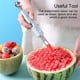 thumbnail image 4 of Bewildely Rebanadora de sandía de acero inoxidable 3 en 1 Reemplazo portátil ABS Mango Cuchara de fruta Accesorios para herramientas Azul Type3 NO3, 4 of 6