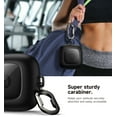 thumbnail image 3 of Suritch Protective Case for Powerbeats Pro Earbuds with Magnetic Lid Lock & Carabiner, Black, 3 of 8