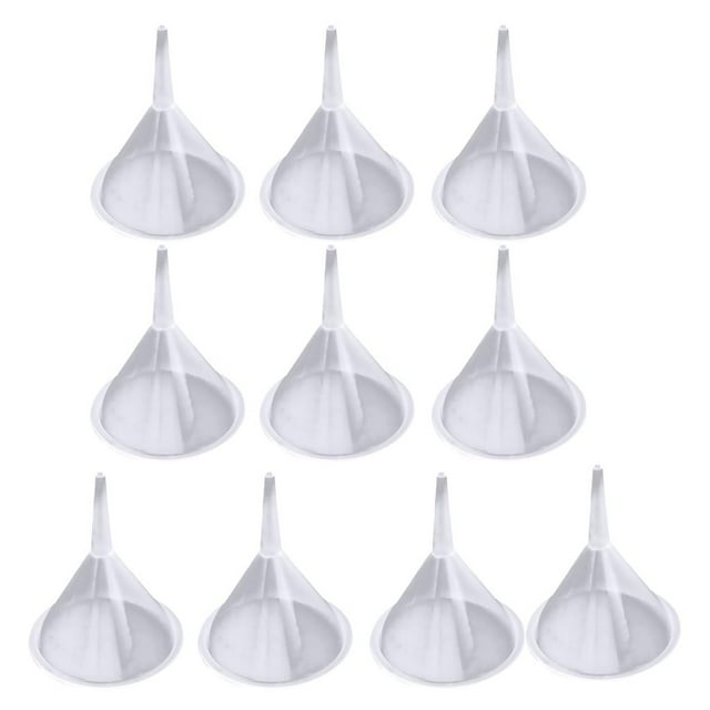 Rongfmy 10Pcs Mini Urn Funnels 3mm Diamater Small for Diffuser Clear