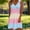(Fashion 225)Yellow, variant on Aimik Tank Sundress for Women Summer Fashion Print Casual Elastic Midi Dress Knee Length Flowy Comfort Outdoor Long Dress
