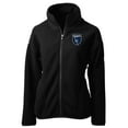 thumbnail image 2 of Women's Cutter & Buck Black San Jose Earthquakes Cascade Eco Fleece Full-Zip Jacket, 2 of 3
