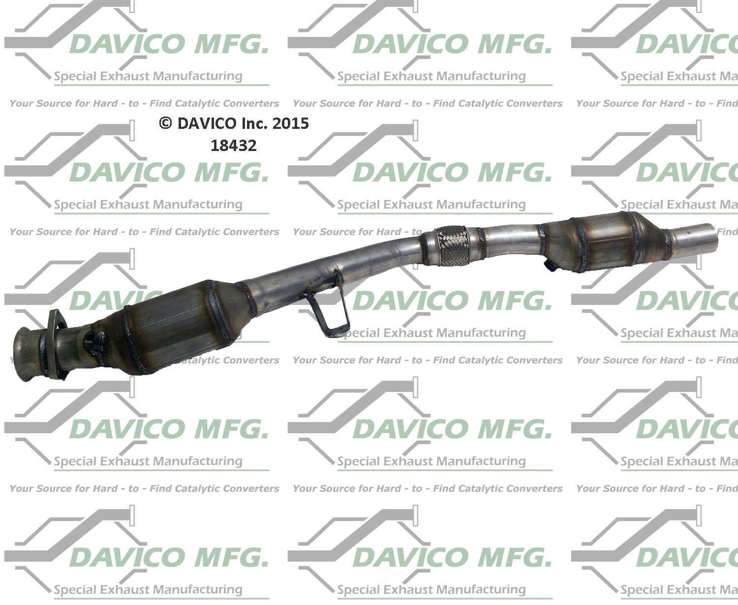 Davico Mfg 18432 Direct-Fit Catalytic Converter