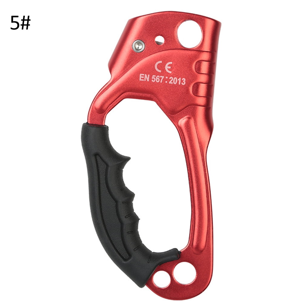UDIYO Outdoor Mountaineering Rock Climbing Rope Clamp Hand Ascender Rappelling  Gear 