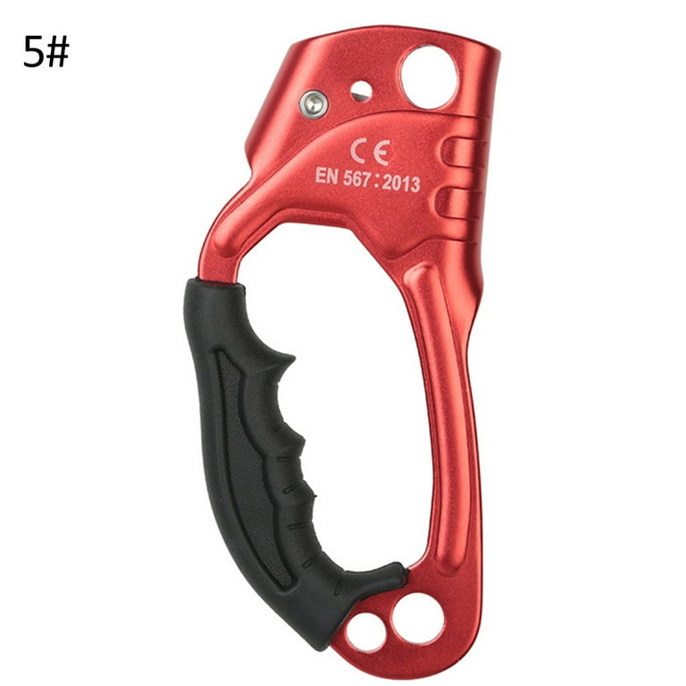 KUNyu Outdoor Mountaineering Rock Climbing Rope Clamp Hand Ascender Rappelling  Gear 