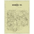 thumbnail image 3 of Unknown 12x14 Black Modern Framed Museum Art Print Titled - Upshur County Texas -1873, 3 of 5