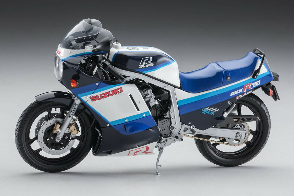 Hasegawa 21730 1/12 Scale Model Motorcycle Kit Suzuki GSX-R750R 1986 R750 