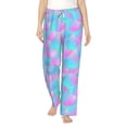 thumbnail image 2 of Lsque Purple Dragon Scales Print Women's Pajama Pants, Lounge Pant - Comfortable Home Wear,Elastic Waistband, Stylish Design-Medium, 2 of 9