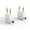 White, variant on MEE audio Airplane Headphone Adapter for In-Flight Entertainment Systems (2 Pack), White