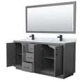 thumbnail image 6 of Wyndham Collection WCF111172DWZCMUNSM70 Icon 72" Free Standing Double Basin Vanity Set -, 6 of 7