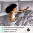 thumbnail image 5 of Superior 300 Thread Count Duvet Cover Set, King/ Cal King, Grey, 5 of 6