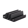 thumbnail image 2 of Space-Saving Vertical Adjustable Laptop Stand - Black, 2 of 3