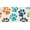 Cute Colorful Paw, variant on American Flag Modern Design Vanity Plate Cover, Novelty Car Tag, Aluminum, 4-Hole, 6 x 12 Inch