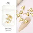 thumbnail image 1 of 50 Unids/Bolsa Bowknot Glitter Nail Art Decoración Arco Charm 3D Crystal Glow-In-Dark Designs DIY Accesorios De Uñas Gao Jinjia unisex, 1 of 2