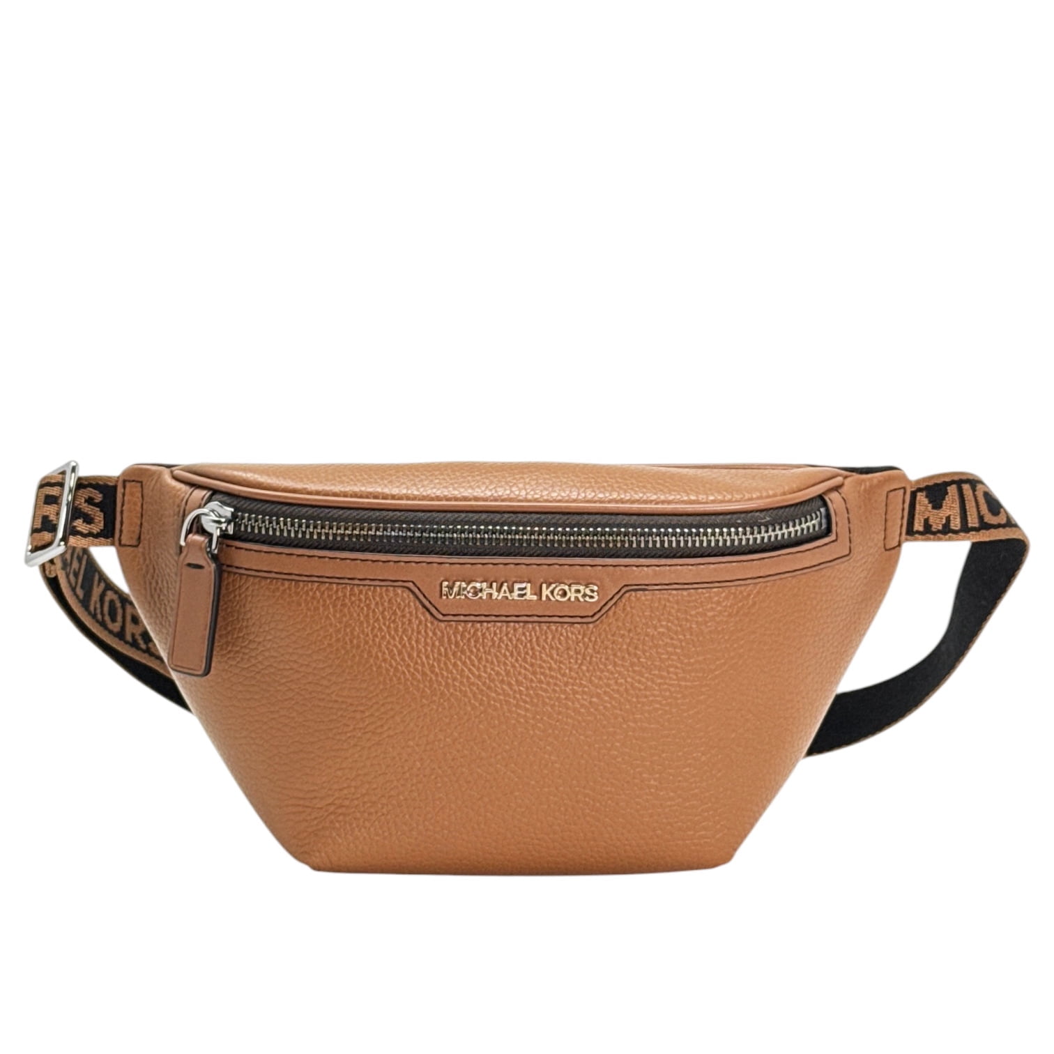 Michael Kors Cooper Men’s Small Leather Belt Bag (Luggage)