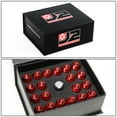 thumbnail image 6 of J2 Engineering LN-T7-024-125-RD J2 Engineering 7075 -T6 Forged Aluminum M12 x 1.25 20Pcs 35mm Close -End Lug Nut w/ Socket Adapter ( Red ), 6 of 6