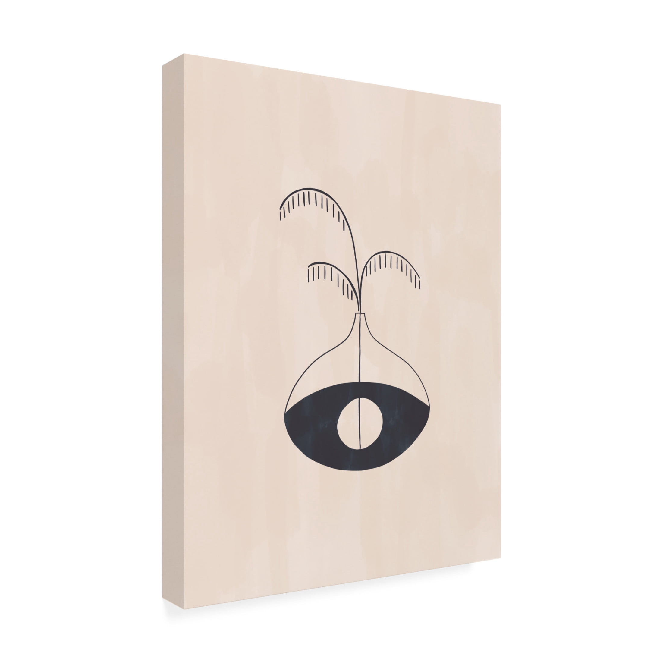 Trademark Fine Art Ivy Green Illustrations Evil Eye Vase Canvas Wall Art
