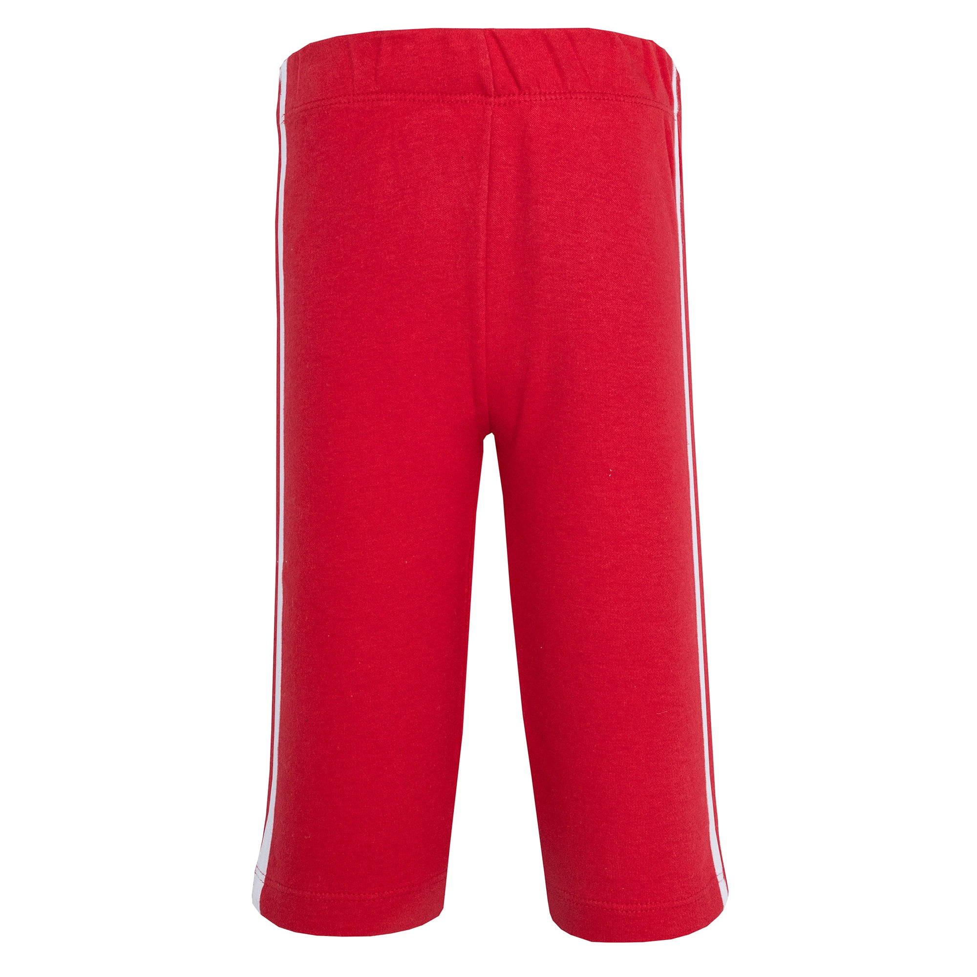 Hudson Baby Boy Cotton Pants and Leggings, Charcoal Red, 4T