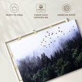 thumbnail image 6 of Elephant Stock Calming Forestscape Wall Art - Horizontal Canvas Wall Art - Living Room Wall Decor - Wellness Canvas - Brown And Gray Decor - 12" x 8", 6 of 8