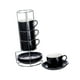 thumbnail image 5 of Lipstore Ceramic Espresso Cups Espresso Mugs Cappuccino Cups for Tea Latte Cappuccino 5OZ, 5 of 8