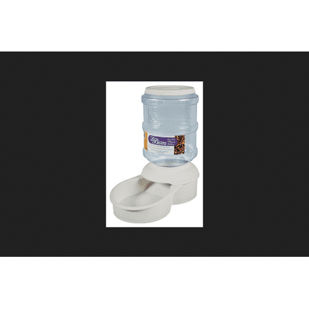 Petmate Le Bistro Feeder, Medium, Bleached Linen, 6.8" x 11.4" x 11.9
