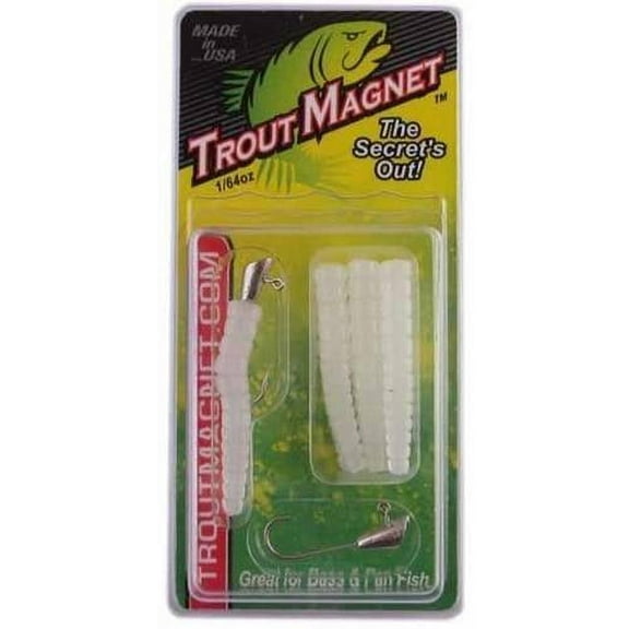Leland Lures Trout Magnet 1/64 oz Softbait 9 Count Glow In The Dark