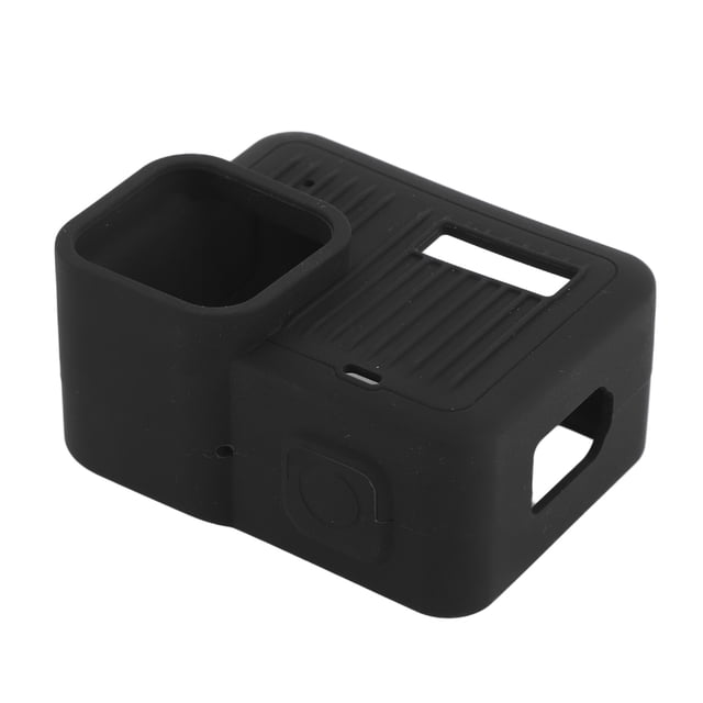 Action Camera Protective Cover, Black Silicone Impact Resistant Action Camera Protective Case Precise Fit for Shooting