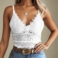 thumbnail image 5 of Gibobby Tangas de mujer sexy para sexo Día de San Valentín Chaleco corto sin aros, más sujetador, lencería, ropa interior de mujer, camisola, cuello en V, ropa íntima Sex(Blanco, G), 5 of 5