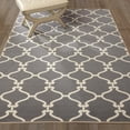 thumbnail image 2 of Sweet Home Stores Clifton Collection Moroccan Geometric Trellis Design Living and Bedroom Felt Back Area Rugs, 2 of 4