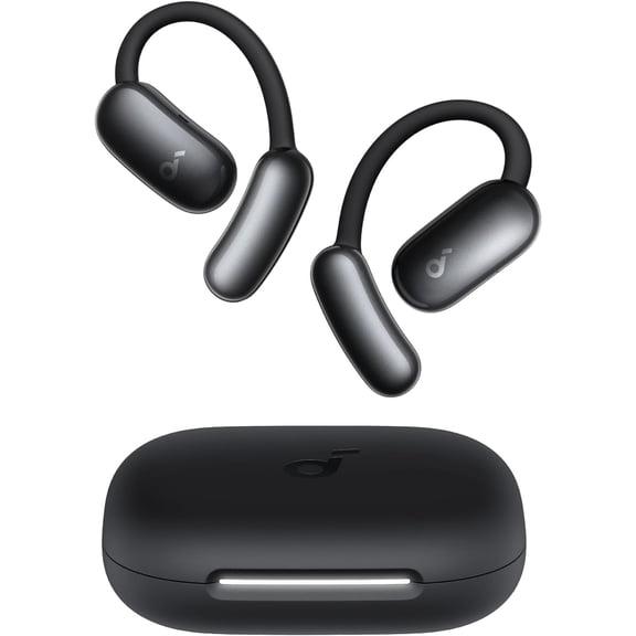 Soundcore AeroFit 2 AI Open-Ear Headphones, Pressure-Free, 2X Bass, Real-Time Translation, 35H Playtime, IP55