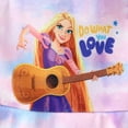 thumbnail image 4 of Disney Princess Toddler Girls Rompers Ariel Moana Rapunzel Graphic Suspenders Jumpsuits Sizes 2-6, 4 of 7