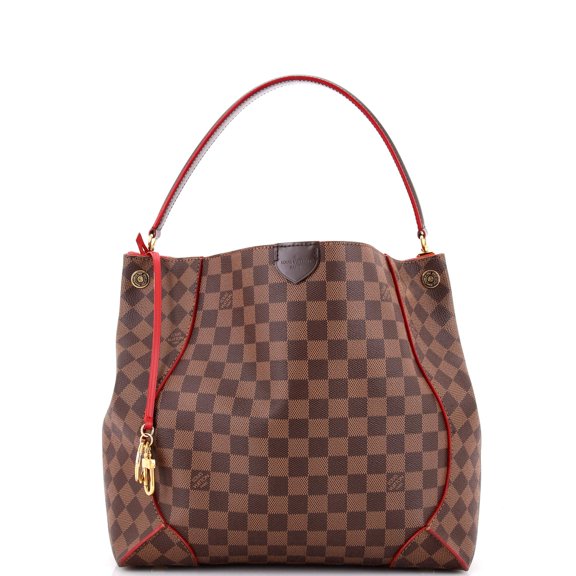 Pre-Owned Caissa Hobo Damier with Leather By Rebag