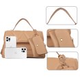 thumbnail image 3 of Quilted Small Crossbody Bag with Mini Coin Purse Pouch, 3 of 6