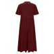 thumbnail image 5 of Vestido de Verano de Manga Corta para las Mujeres Botón de Color Sólido Plegado Vestido con Cuello en V, Vestido de Moda de Verano Casual, 5 of 7