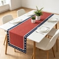 thumbnail image 6 of 4th of July Patriotic Table Runners, 72x13 Inch Stars Stripes Red White and Blue Table Runner for Memorial Day Independence Day Table Decor, 6 of 6