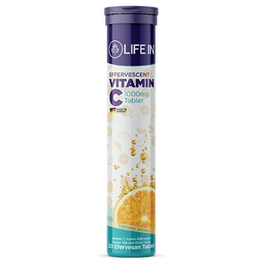 Life In Effervescent Vitamin C 20 Tablets