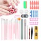 thumbnail image 4 of Kit de decoración de uñas, kit de herramientas para decoración de uñas, kit de herramientas de manicura creado magistralmente, 4 of 12