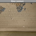 thumbnail image 6 of Ambesonne Modern Place Mats Set of 4, Old Hipster World Map, Standard Size, Grey and Brown, 6 of 6