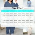 thumbnail image 3 of Xuniizn Plus Size 2PC Sets for women, Long Sleeve V Neck Solid Color Sweatshirts Pullover and Side Pockets Drawstring Straight Casual Pants, Soft Comfortable Thick Thermal Track Suits, 3 of 5