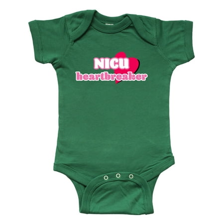 

Inktastic NICU Heartbreaker in Pink with Heart Gift Baby Boy or Baby Girl Bodysuit