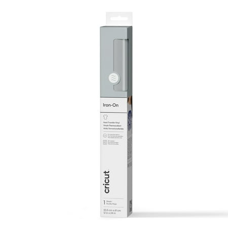 Cricut Iron-On (2 ft), Silver, 12 x24, Roll