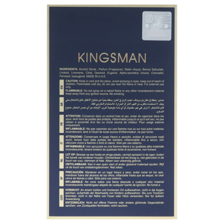 Maison Alhambra Kingsman , 3.4 oz EDP Spray - Walmart.com