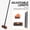🔥 color_New#5663, variant on 3-in-1 Weeding Brush Set | Multi Head Outdoor Cleaning Tool – Flat & Corner Steel Bristles, Adjustable Extension Pole | Heavy Duty Patio, Driveway, Tile, Paver Scrubber | Orange Black 3-Piece Set