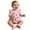 Light Pink, variant on Newborn Baby Girls Smocked Bubble Romper Cute Embroidery Ruffle Gingham Bodysuit Dress Infant Toddler Summer Clothes(Hot Pink,0-3 Months)
